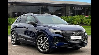 Approved Used Audi Q4 ETron Edition 1 82kWh Auto  Blackburn Audi [upl. by Anilesor]