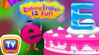 Letter “E” Song  Alphabet and Phonics song  Learning English is fun for Kids  ChuChu TV [upl. by Fernandes523]