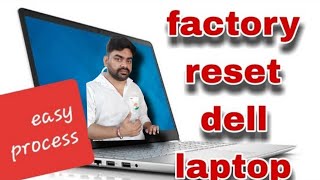 How to reset Dell laptop to factory settings reset windows 10dell laptop reset setting 2024 [upl. by Sybyl]