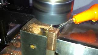 CNC Micro Milling Engraving Machine Making Small Copper Electrode [upl. by Meredeth]