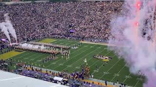 2024 LSU Football team takes Tiger Stadium field for home opener vs Nicholls State  Sept 7 2024 [upl. by Karolyn853]