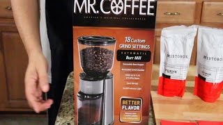 Mr Coffee Burr Mill amp MistoBox  PRODUCT REVIEWS [upl. by Gow]