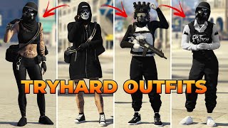 TOP 4 BEST TRYHARD GTA 5 FEMALE OUTFITS 🔥 [upl. by Odnomor655]