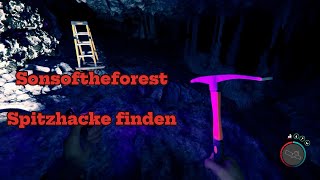 Sonsoftheforest Spitzhacke finden sonsoftheforest location foryou viralvideos gaming tutorial [upl. by Felise543]