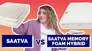 Saatva Classic Vs Saatva Memory Foam Hybrid  Which Saatva Mattress Should You Get [upl. by Htebasil]