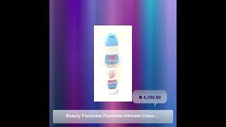 Beauty Formulas Feminine Intimate Cleansing wash Deodorising [upl. by Nylessej]