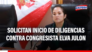 🔴🔵Procuraduría General solicita inicio de diligencias preliminares contra la congresista Elva Julon [upl. by Nodrog]