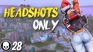 8 HUNTING RIFLE HEADSHOTS IN A ROW Final Fight LTM Gameplay Fortnite Battle Royale [upl. by Ainegue339]