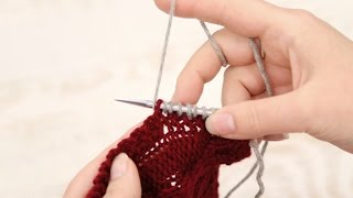 How to Knit  Picking up Stitches [upl. by Yenhpad]