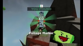 How to get FOLIAGE marker in FIND THE MARKERS Roblox  UPDATED 2024 [upl. by Javed]