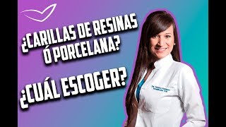 ¿Carillas en resinas ó porcelana ¿Cómo escoger [upl. by Adnarem]