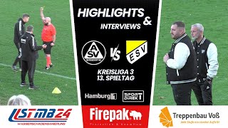 ASV Bergedorf 85  Escheburger SV 13 Spieltag Kreisliga 3 [upl. by Johnston]