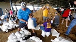 Louisiana hunkers down as Harvey makes second landfall [upl. by Stutman]