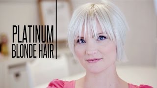 How To Color Platinum Blonde Hair [upl. by Wappes]