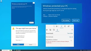 Disable Microsoft Defender SmartScreen in Windows 10  How To Turn Off smartscreen Filter ✅ [upl. by Atelahs928]