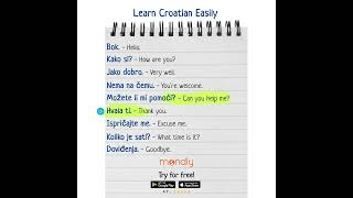 Learn Croatian Easily [upl. by Husch]