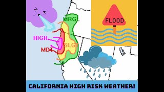 California High Risk Atmospheric River Incoming [upl. by Blisse577]