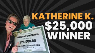 PCH Winner Katherine K of CA Won 25000 [upl. by Arec]