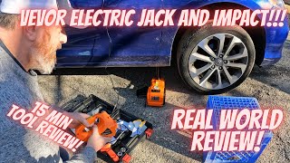 Best electric jack for 2024 Vevor Electric Car Jack Even comes with an impact gun [upl. by Cassondra233]