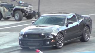 Ford Mustang GT500 vs Corvette Drag Race [upl. by Noli953]