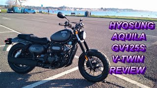 ★ HYOSUNG AQUILA GV125S VTWIN REVIEW ★ [upl. by Wright]