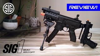 Sig1 MPX Airsoft  Review [upl. by Redla]