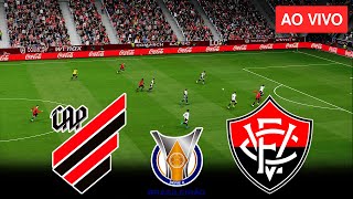 ATHLETICO PR X VITORIA  AO VIVO COM IMAGENS DO BRASILEIRÃO SÉRIE A  ASSISTA AGORA  JOGO DE HOJE [upl. by Akanke979]