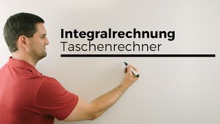 Integralrechnung mit Taschenrechner bestimmtes Integral berechnen Casiofx  Mathe by Daniel Jung [upl. by Evette]