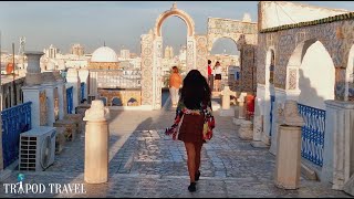 Tunis Tunisia Walking Tour  Tunis Souk amp Sidi Bou Said  Tunisia  Like Youve Never Seen Before 4k [upl. by Massingill]