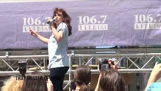 Danny Gardner and Lesli Margherita Perform Sneak Peek of DAMES AT SEA in Bryant Park [upl. by Eneladgam]