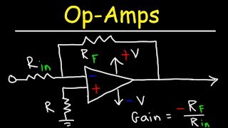 Operational Amplifiers  Inverting amp Non Inverting OpAmps [upl. by Anibla]