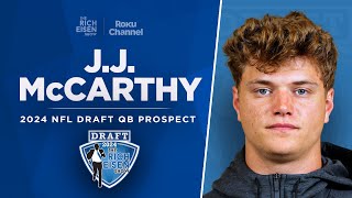 Michigan QB JJ McCarthy Talks NFL Draft Jim Harbaugh amp More with Rich Eisen  Full Interview [upl. by Llerral]