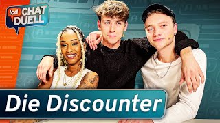 Chat Duell  Rapperin Nura amp Die Discounter vs Eddy Schröck Simon [upl. by Adnorhs]