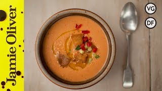 Spanish Gazpacho Soup  Omar Allibhoy [upl. by Ahsyas152]