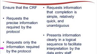 Case Report Form Design Strategy and Standards [upl. by Bencion]