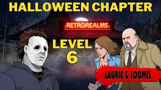 Laurie Strode amp Dr Loomis Boss Fight  RetroRealms  Halloween Stage 6  Haddonfield Suburbs 32 [upl. by Ariam]