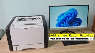 Easy Guide to Adding a New Ricoh Printer to Your Network [upl. by Atsuj]