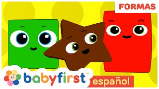 Aprende los Colores con Formas  Videos Educativos para Niños de 2 a 3 Años  BabyFirst Español [upl. by Lucier]