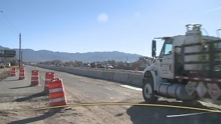 Major traffic switch construction begins on Paseo Del Norte [upl. by Connelly858]