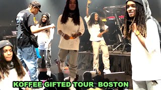 Koffee LIVE Gifted Tour 2022 Full Show VIP Access Boston MA [upl. by Omrellug]