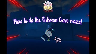 GPO How to do the Fishman Cave maze [upl. by Andra]