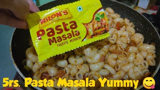 Easy Pasta Recipe  Nilons Pasta Masala Recipe in 5 Minutes at only Rs5 PooBooLife [upl. by Judson]