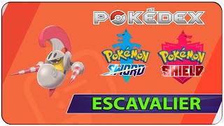 How to Catch Escavalier  274 Pokemon Sword amp Shield  Galar Pokedex [upl. by Hutchings74]