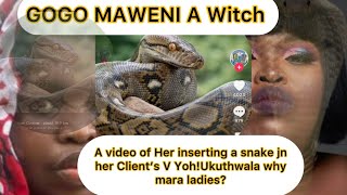 YohGogo Maweni Inserts a Big Snake in A Slay Queen Punani live on TelevisionUkuthwala [upl. by Brost466]