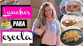 Ideias de lanches DELICIOSOS E RAPIDOS para a escola [upl. by Androw]