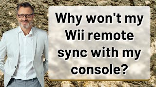 Why wont my Wii remote sync with my console [upl. by Ragland]