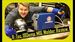 RTech 180 Amp Portable Inverter Mig Welder 240v 2020 November Unboxing Just The Tip Review [upl. by Sukramed]