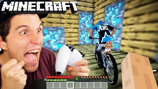 Minecraft durchspielen im FAHRRAD SIMULATOR [upl. by Eirrem]