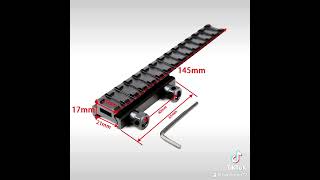 145mm Picatinny Rail Adapter 11mm to 20m precisionrifleriflescopeforhunting hapoptics rifle [upl. by Attecnoc161]