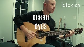 Billie Eilish ocean eyes fingerstyle guitar  TAB [upl. by Town]